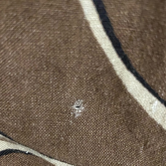 EAST 5Th Womens Size 2X Sleeve Shirt Linen Rayon Brown Safari Animal Print - Picture 5 of 7